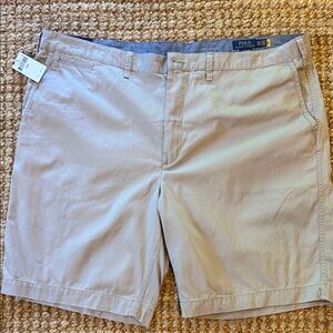 Polo by Ralph Lauren Men's Beige Flat Front / Classic Fit 46B